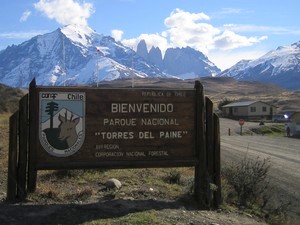 Entrée parc Torres del Paine