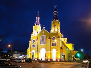 Eglise de Castro sur l'ile de Chiloé