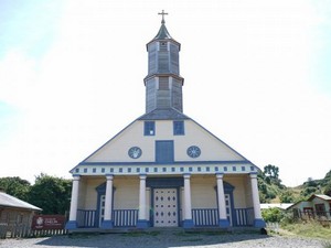 Eglise de Chelin sur l'ile de Chiloé