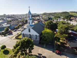 Eglise de Dalcahue sur l'ile de Chiloé