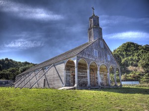 Eglise de Quinchao sur l'ile de Chiloé