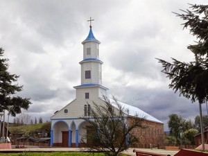 Eglise de Rilan sur l'ile de Chiloé