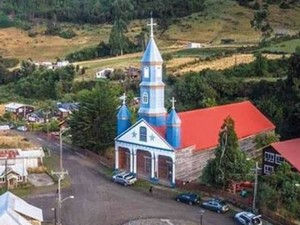 Eglise de Tenaun sur l'ile de Chiloé