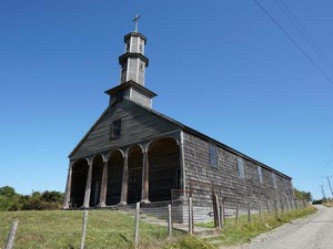 Eglise de Vilupulli sur l'ile de Chiloé